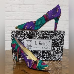 J. RENEE| Heels: " Bridget Peony Fabric"